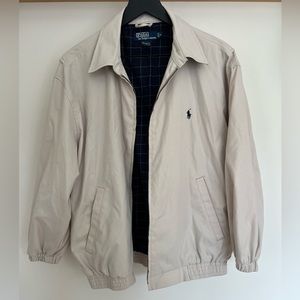 Vintage Polo Ralph Lauren Harrington Jacket Khaki Size M